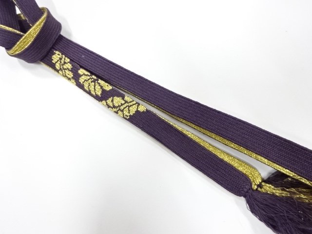JAPANESE KIMONO / HAND-TIED OBIJIME